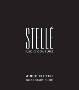 AUDIO CLUTCH - Stelle Audio