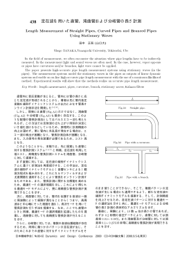 Length Measurement of Straight Pipes, Curved Pipes and Branced