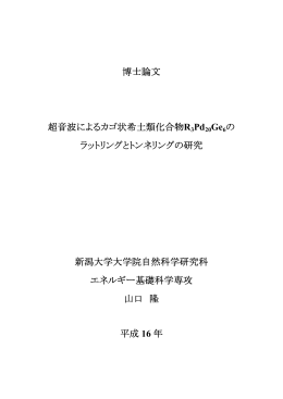 - 新潟大学理学部