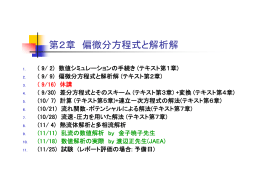 第2章 偏微分方程式と解析解