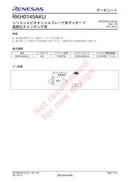 RKH0145AKU - Renesas Electronics