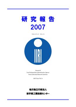 研 究 報 告 2007