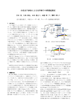白色光干渉法による光学素子の群遅延測定