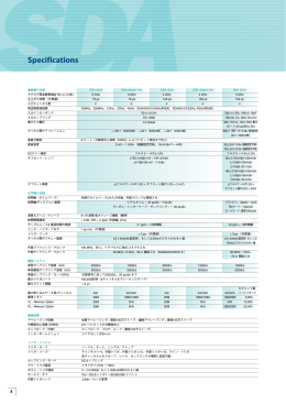Specifications - Teledyne LeCroy