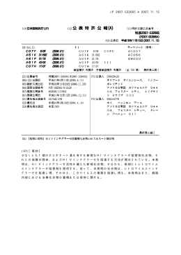少なくとも1個のホスホネート基を有する新規なHIVインテグ