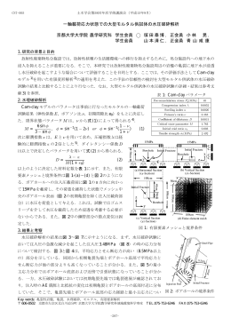 一軸載荷応力状態での大型モルタル供試体の水圧破砕解析