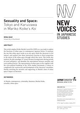 PDF - New Voices in Japanese Studies