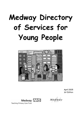 Medway Directory of Services for Young People