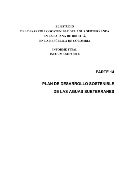 parte 14 plan de desarrollo sostenible de las aguas subterranes