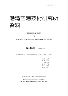 港湾空港技術研究所 資料