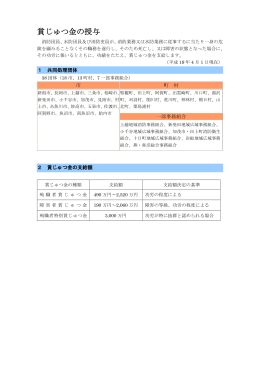 賞じゅつ金の授与 - 新潟県市町村総合事務組合
