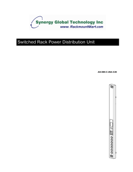 Switched Rack Power Distribution Unit