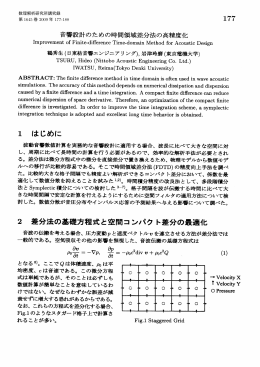 音響設計のための時間領域差分法の高精度化