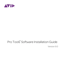 Pro Tools Software Installation Guide