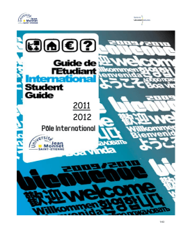 Guide des etudiants internationaux