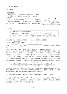 2 微分・導関数