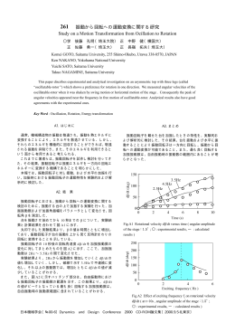 振動から回転への運動変換に関する研究 Study on a
