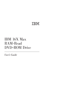 IBM 16X Max RAM-Read DVD-ROM Drive