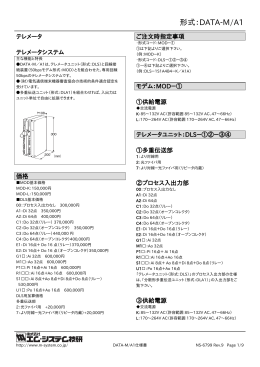 形式：DATA-M/A1 - M