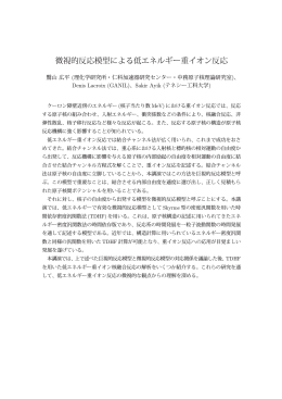 概要集（pdf） - 原子核実験グループ