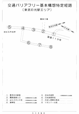 JR日光駅・東武日光駅バリアフリー計画