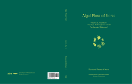 Algal Flora of Korea