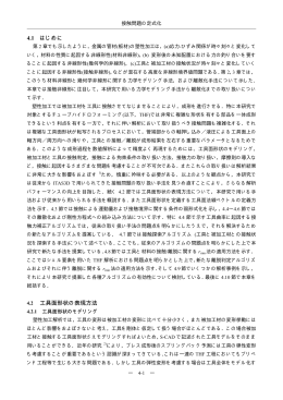 4.1 はじめに 4.2 工具面形状の表現方法