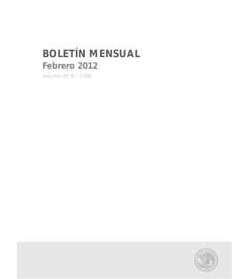 Bolet匤 Mensual Febrero 2012