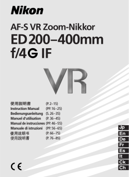 ED200–400mm f/4 IF