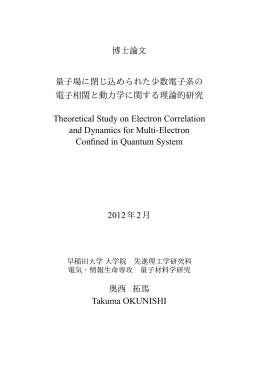 4 - 早稲田大学リポジトリ（DSpace@Waseda University）