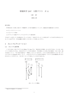 情報科学 2007 久野クラス ＃14