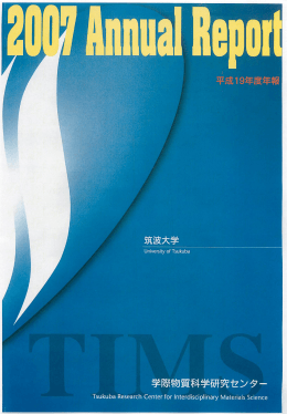 はじめに - Tsukuba Research Center for Interdisciplinary Materials
