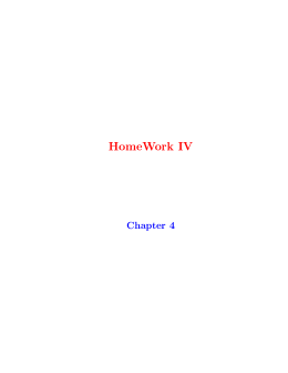 Home ork IV Chapter 4
