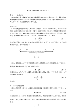 第4章 荷副子にはたらく力 ー
