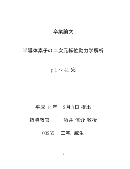 p.1 &sim; 41 完 - 酒井・泉研究室