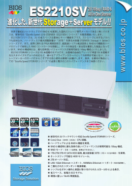 世界で最初にハードウェアでの RAID 6 を実現した国内ストレージ専門