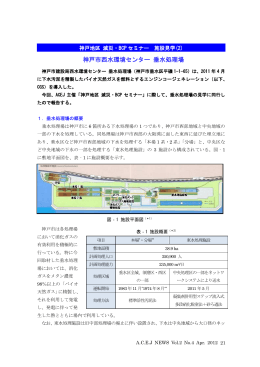 神戸市西水環境センター 垂水処理場 - ACEJ ｜一般財団法人 コー