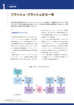 フラッシュ・クラッシュから一年 - Nomura Research Institute