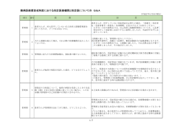 「指定医療機関と指定医についての「Q＆A」