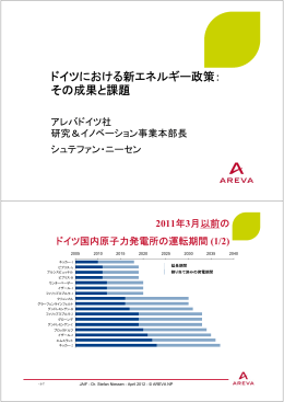 ドイツにおける新エネルギー政策： その成果と課題