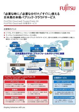 Trusted Public S5「必要な時に」「必要な分だけ」「すぐに」使える