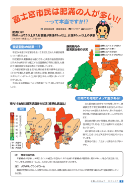 富士宮市は肥満の人が多い!!…って本当ですか?