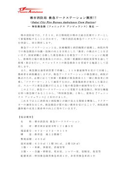 堺市消防局救急ワークステーションについて（PDF：329KB）