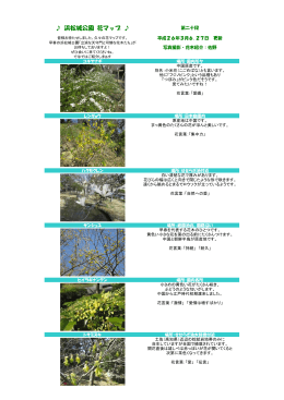 浜松城公園 花マップ