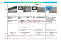 法面吹付工における従来工法とモルタル補強繊維を使用した工法との比較