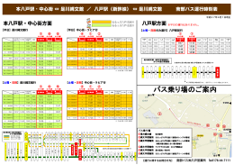 是川縄文館バス時刻表 2015.04