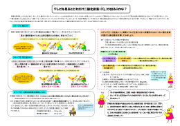 テレビを見るとどれだけ二酸化炭素（CO2 ）が出るのかな？