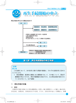 再生手続開始の申立