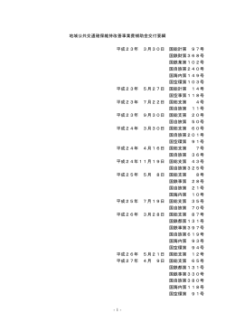 -1- 地域公共交通確保維持改善事業費補助金交付要綱
