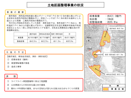 土地区画整理事業の状況（その1）